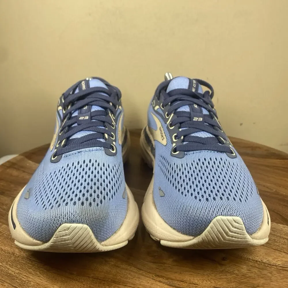 Brooks Adrenaline GTS23 Vista Blue Linen Womens Size 8 Running Shoes 1203811B465